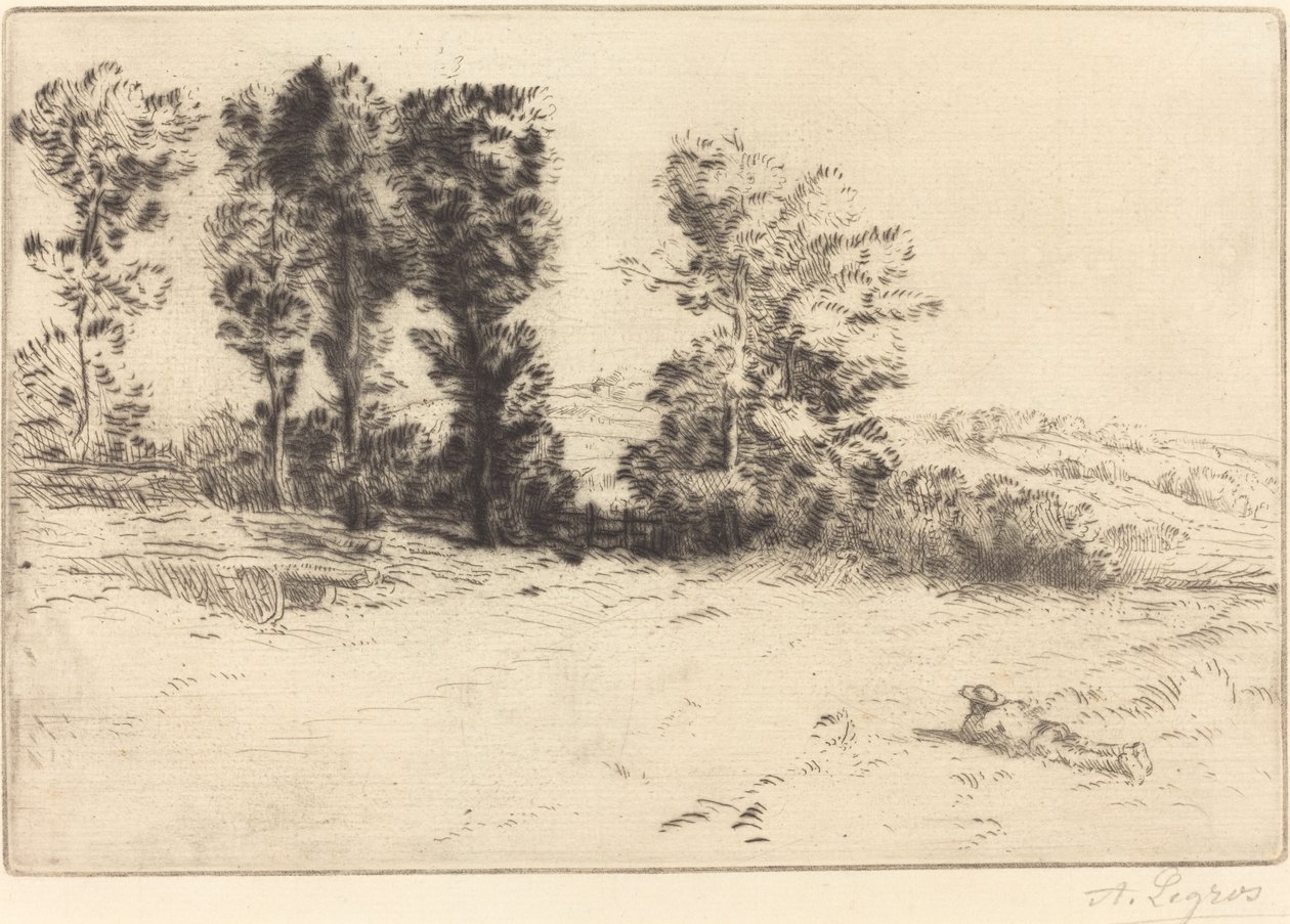Eng i Sunshine Le pre ensoleille. af Alphonse Legros