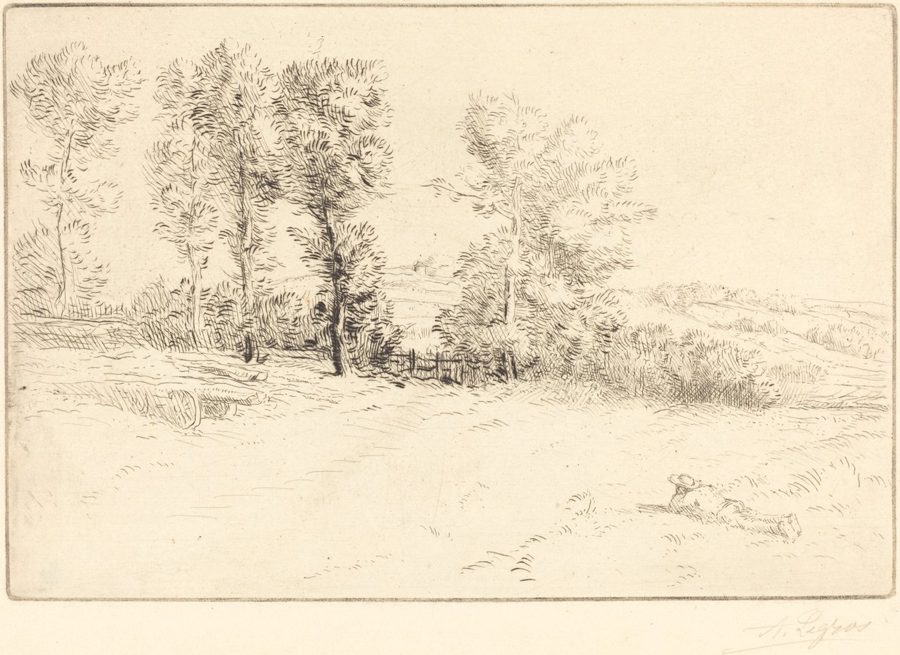 Eng i Sunshine Le pre ensoleille. af Alphonse Legros