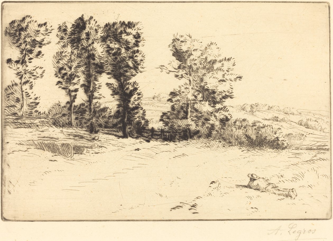 Eng i Sunshine Le pre ensoleille. af Alphonse Legros