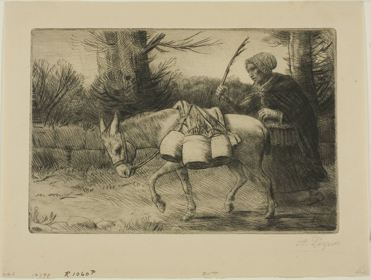 Mælkepige af Alphonse Legros
