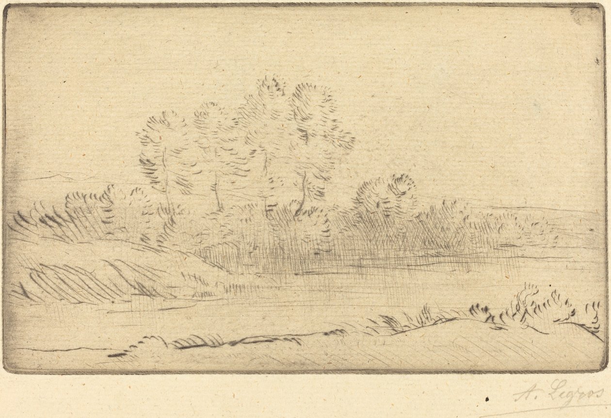 Tæt på Nortkerque Pres de Nortkerque af Alphonse Legros