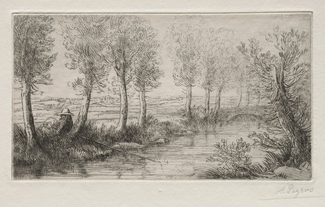 Tæt på Møllen. af Alphonse Legros