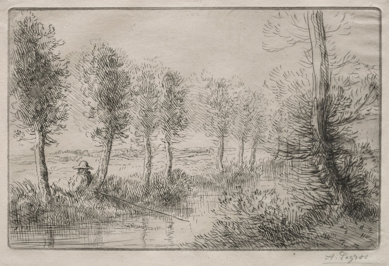 Tæt på Møllen. af Alphonse Legros