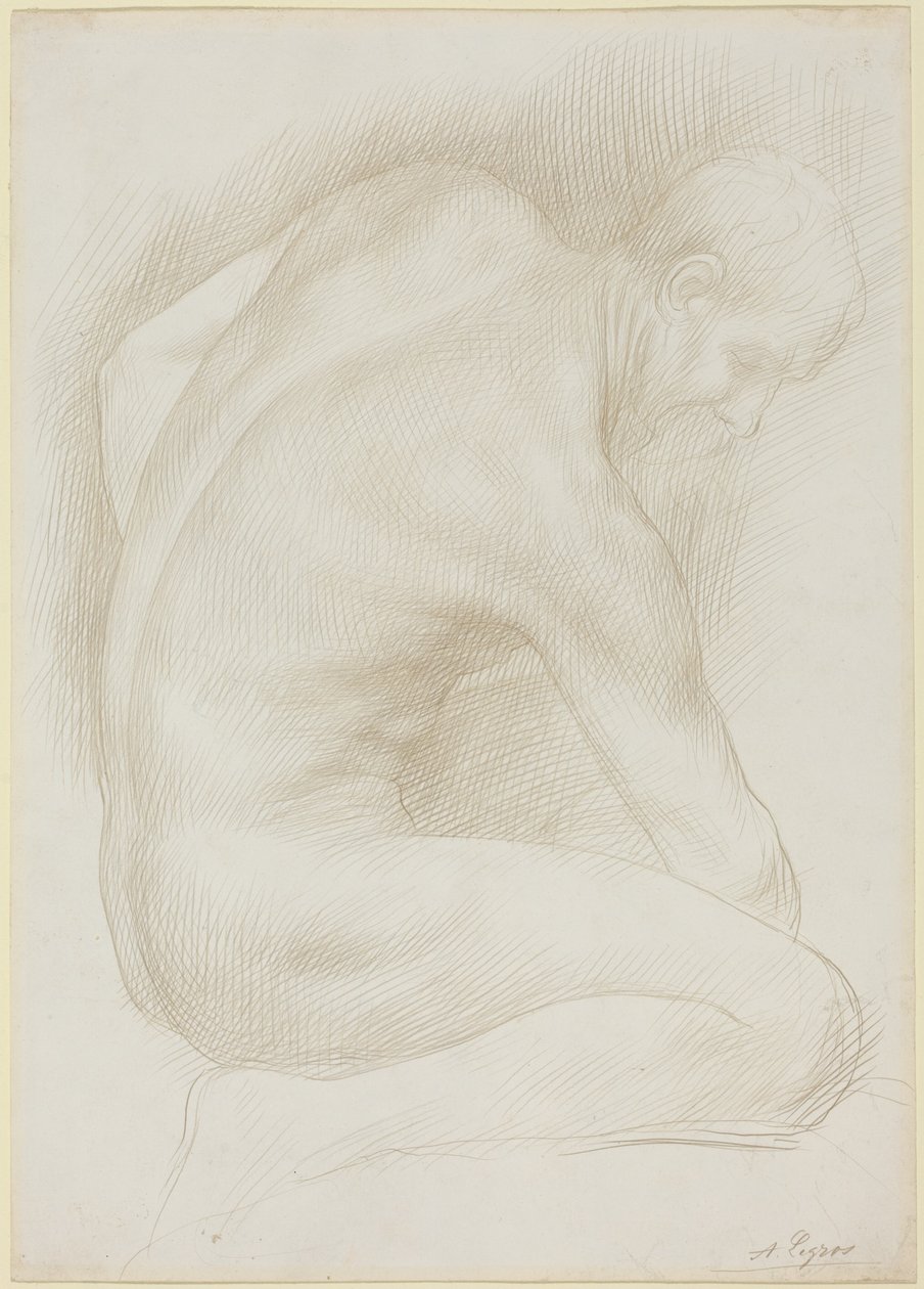Den gamle mand af Alphonse Legros