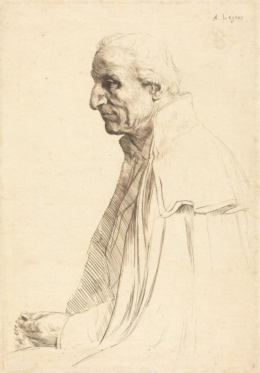 Gammel spanier af Alphonse Legros