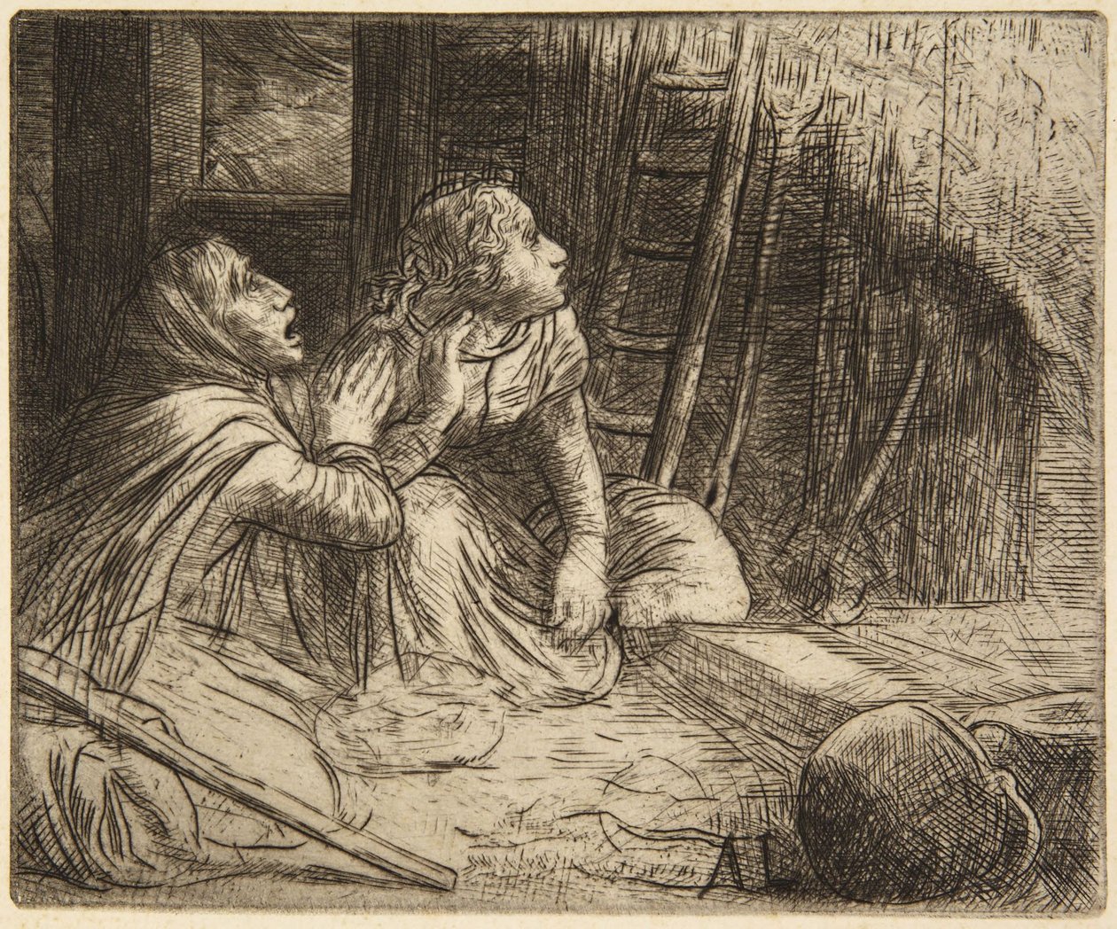 Brandoffer/Brændoffer af Alphonse Legros