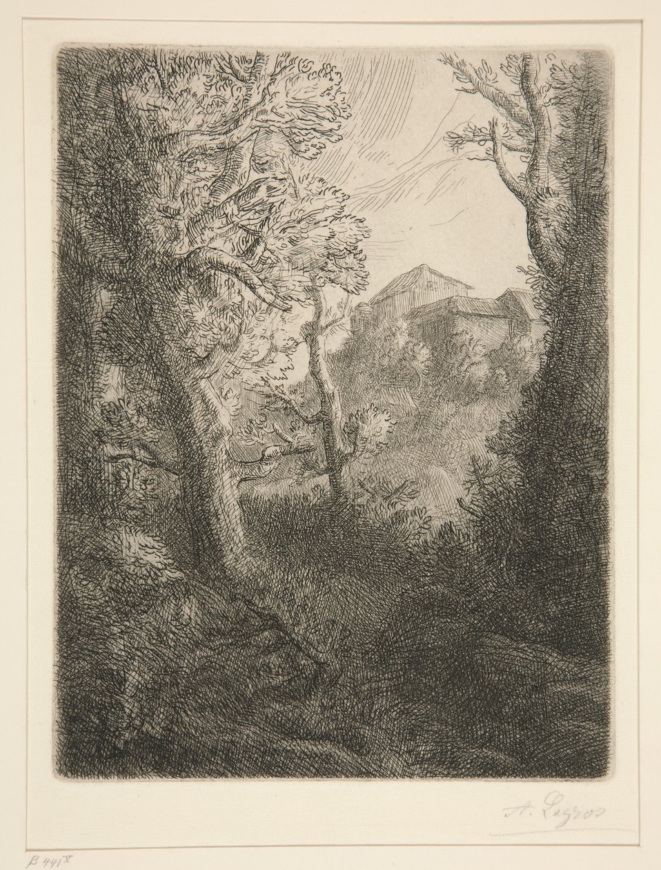 Landskab af Alphonse Legros