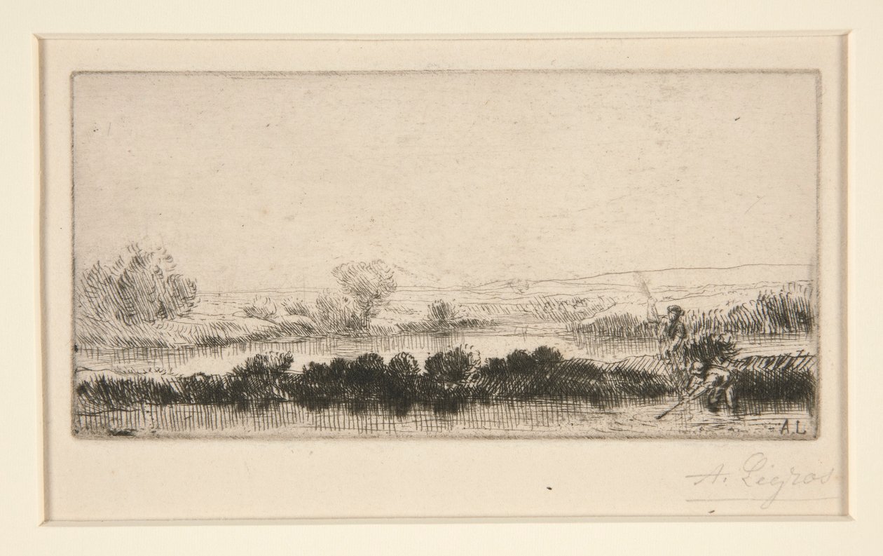 Landskabet i Tourbieres: I marsken af Alphonse Legros