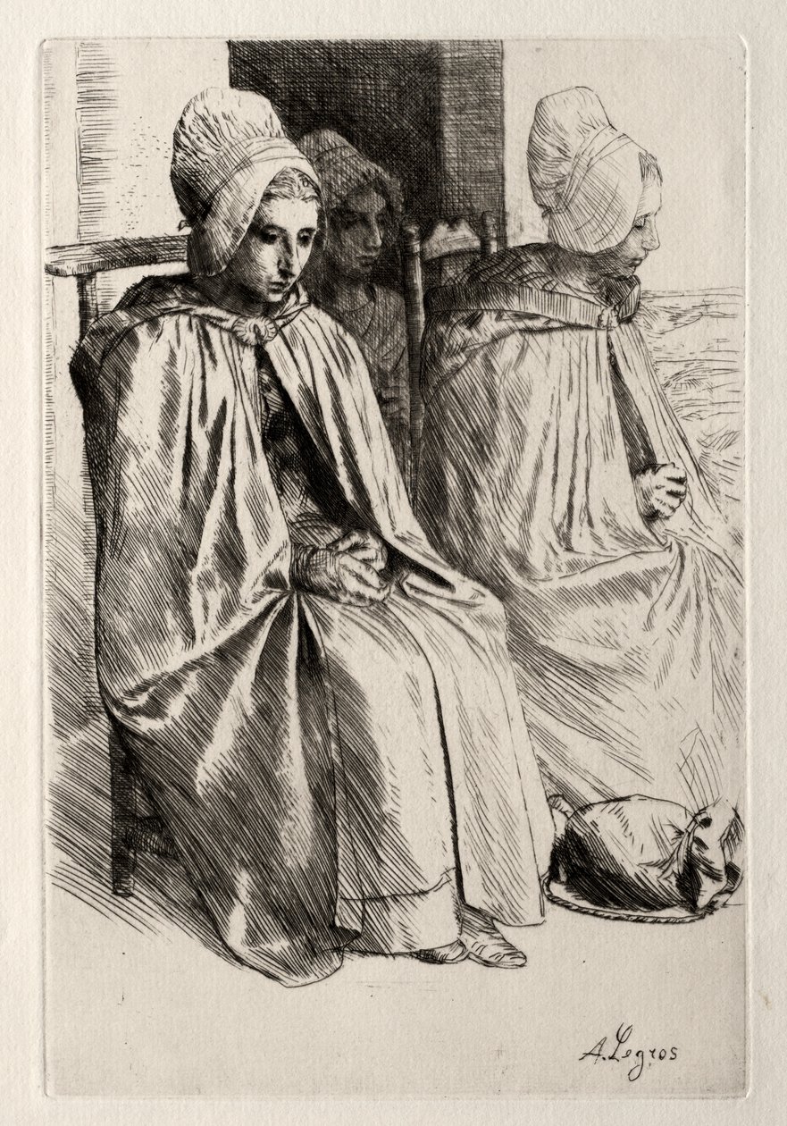 Bondekvinde i kvarteret Boulogne af Alphonse Legros