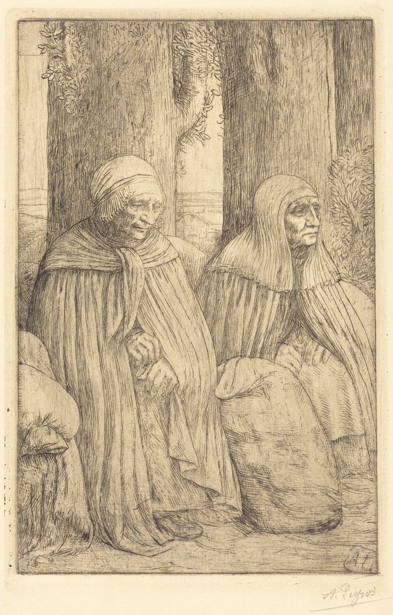 Bønder (Paysannes) af Alphonse Legros