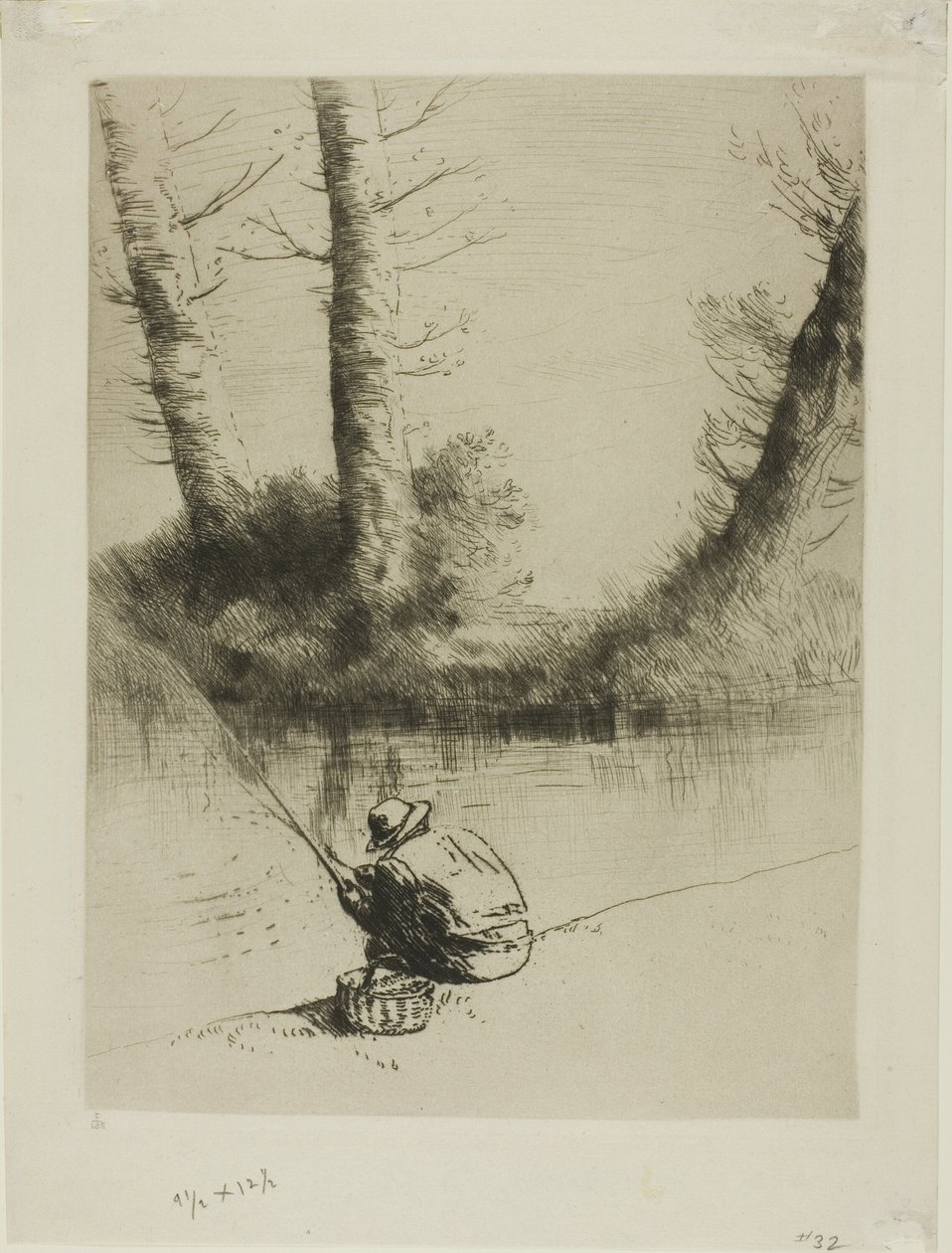Stangfisker af Alphonse Legros