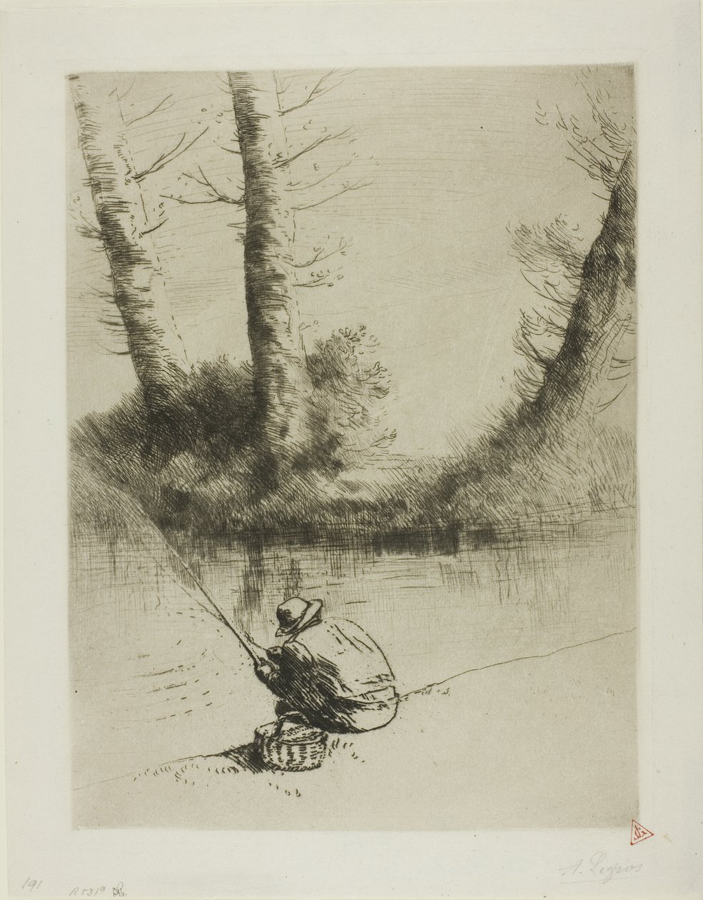 Stangfisker af Alphonse Legros