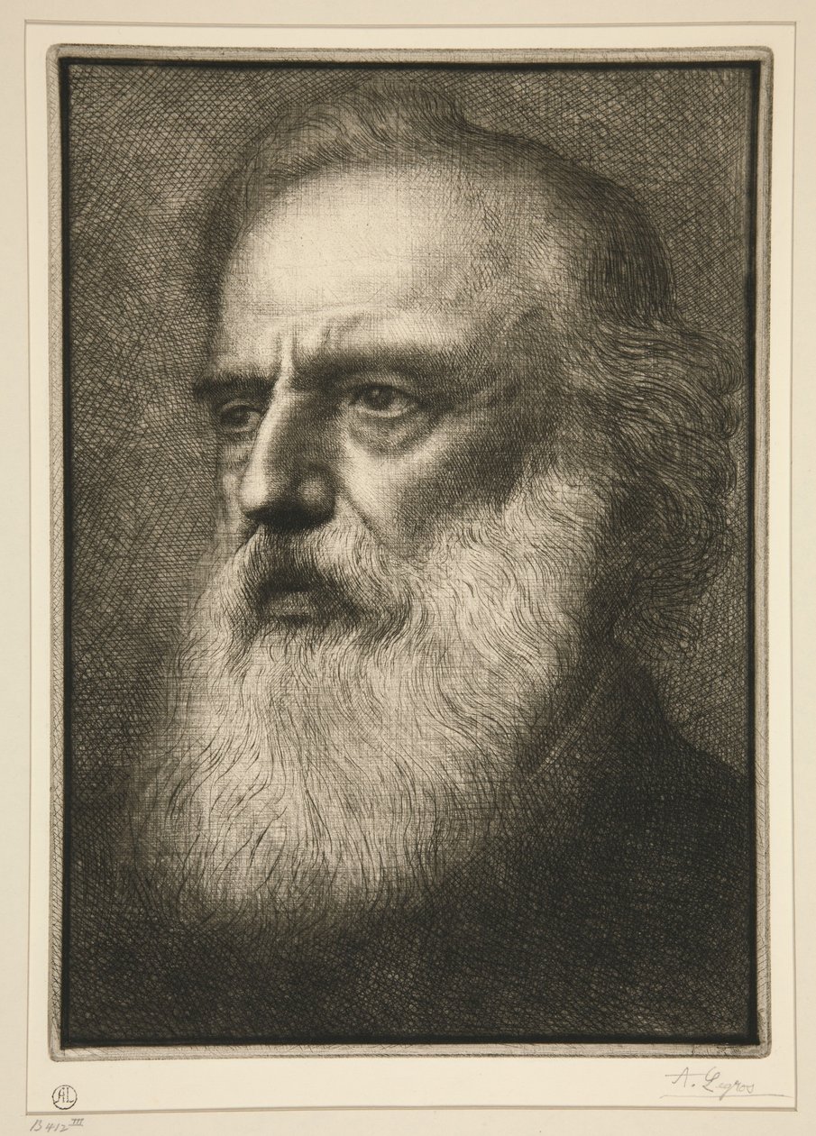 Portræt af kunstneren (Portrait of the Artist) af Alphonse Legros