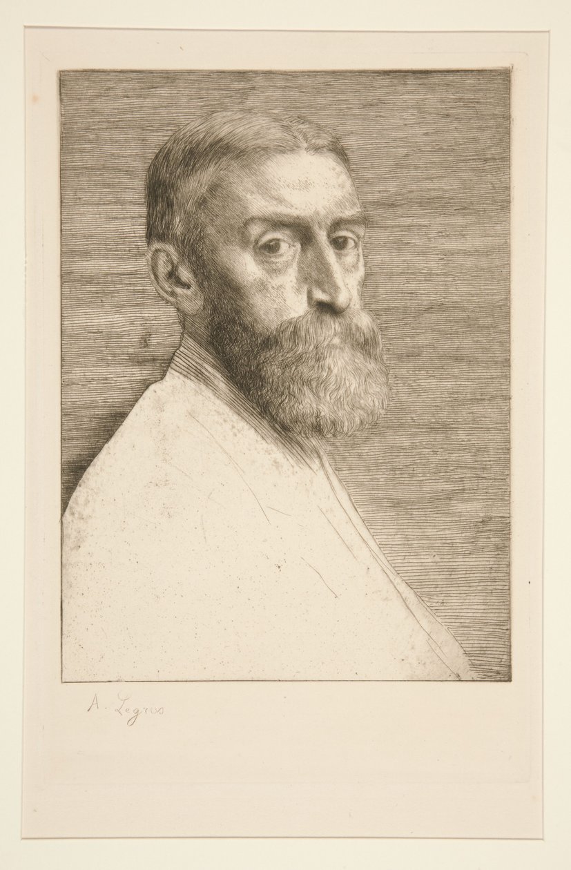 Portræt af E. J. Poynter, Esq. af Alphonse Legros