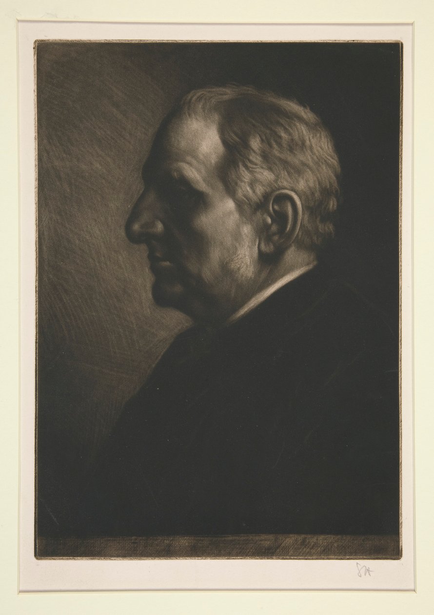 Portræt af Seymour Haden af Alphonse Legros