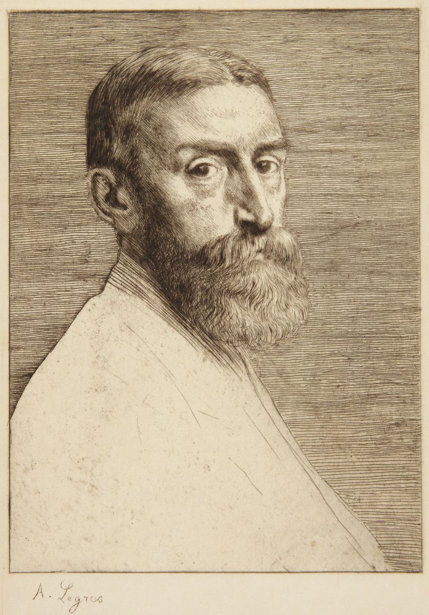 Portræt af Sir Edward Poynter af Alphonse Legros
