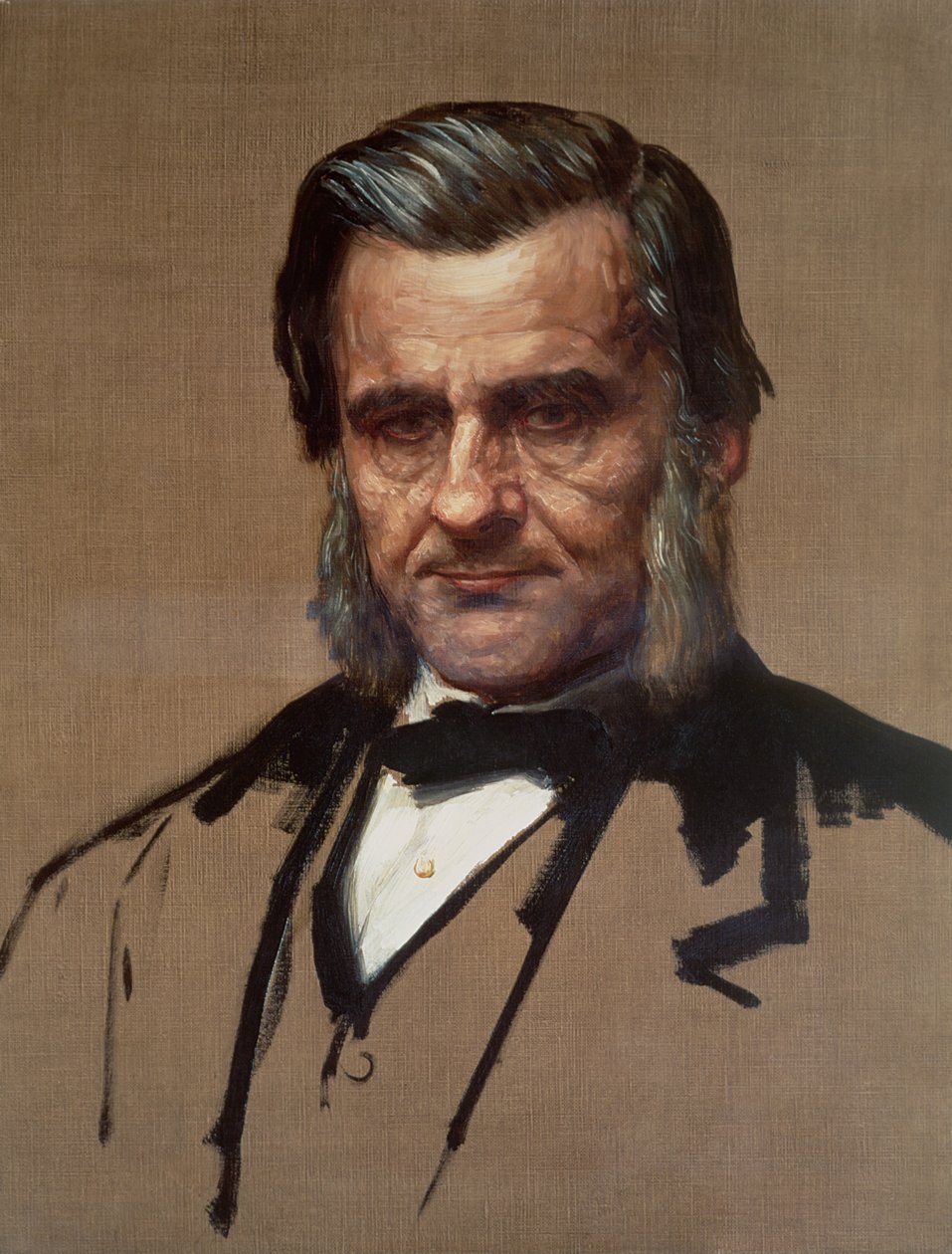 Portræt af Thomas Henry Huxley (1825-95) af Alphonse Legros