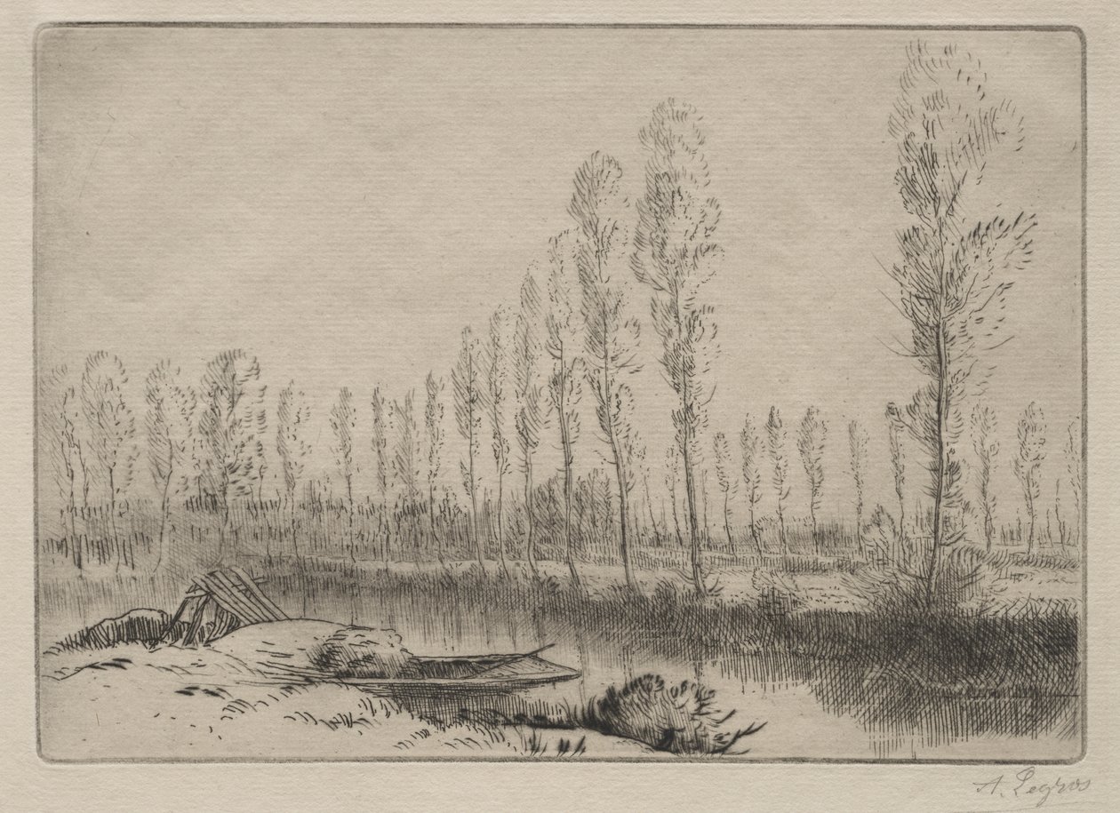 Tæt på Amiens, tørvemoser af Alphonse Legros