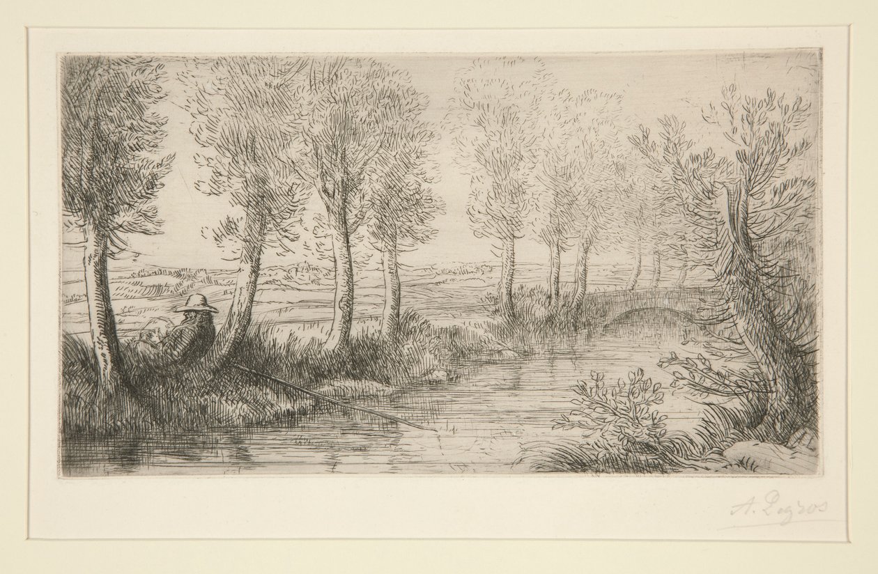 Pres du moulin (nær møllen) af Alphonse Legros