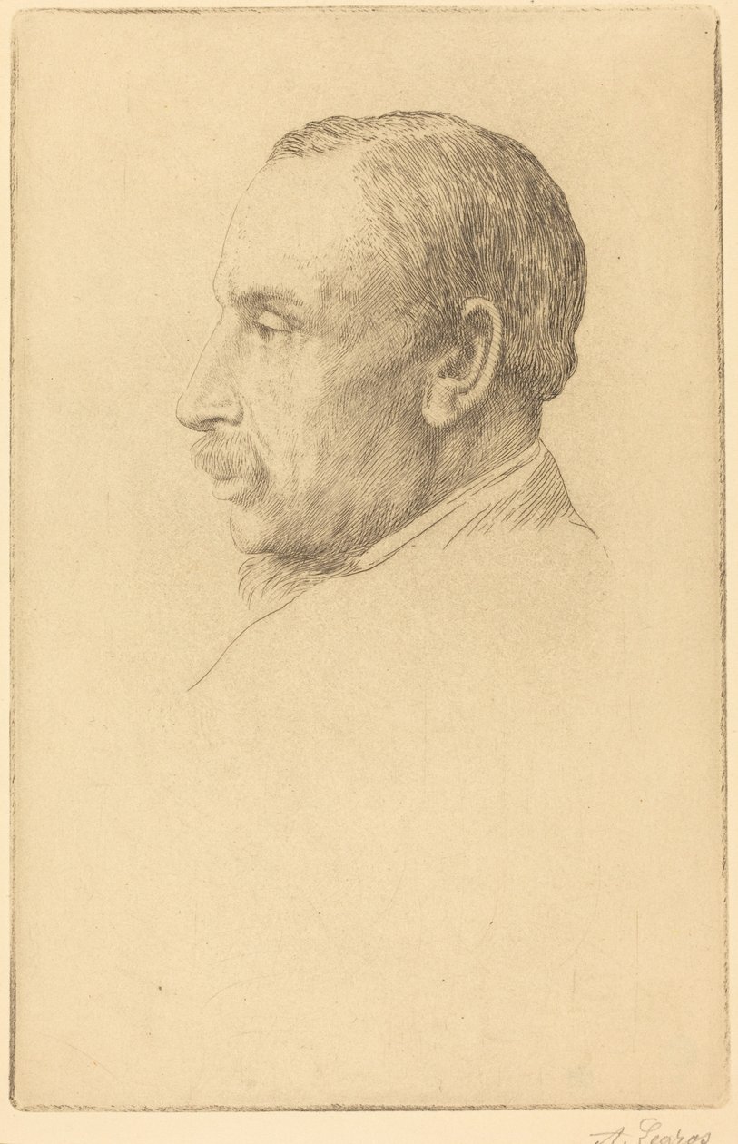 Professor W. Cawthorne Unwin af Alphonse Legros