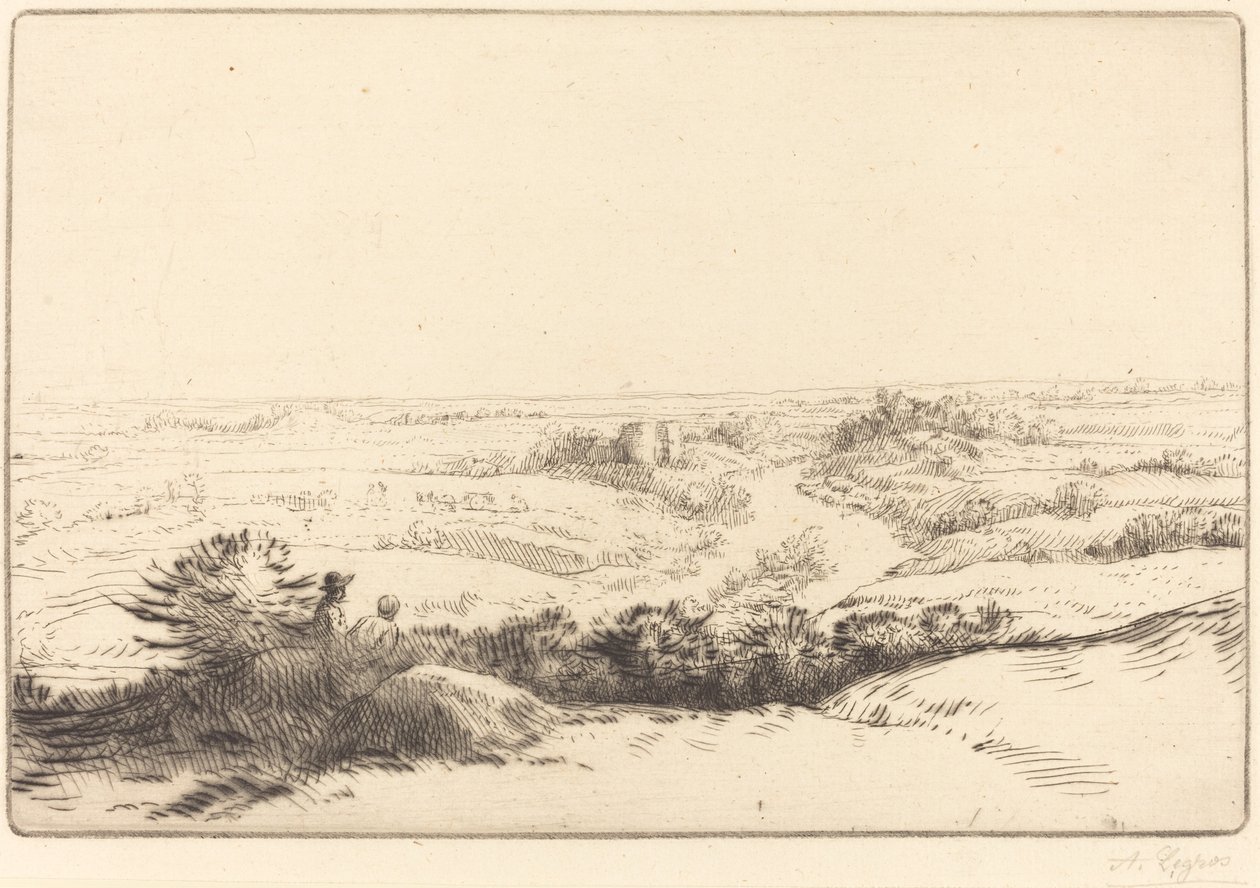 Udsigt (synspunktet) af Alphonse Legros