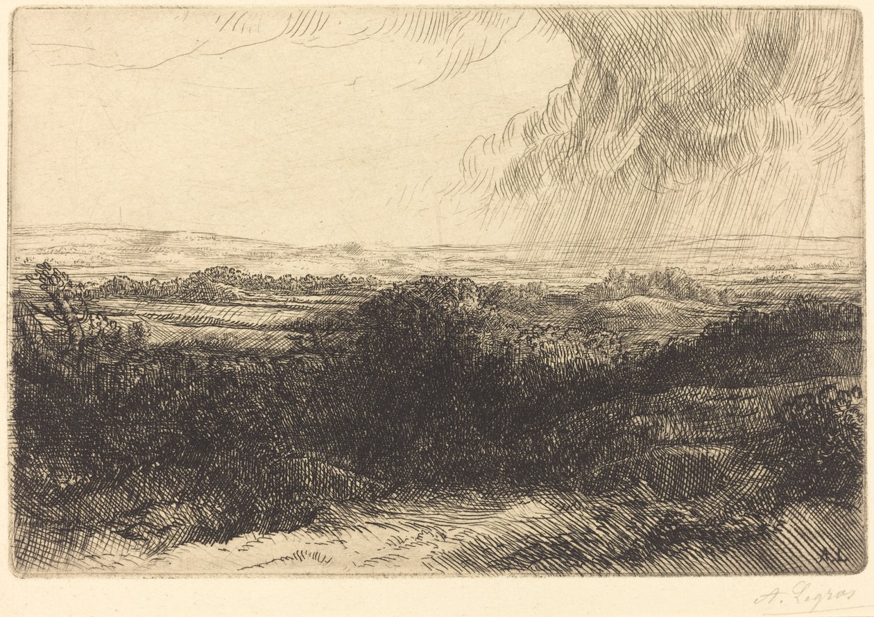 Udsigt (synspunktet) af Alphonse Legros