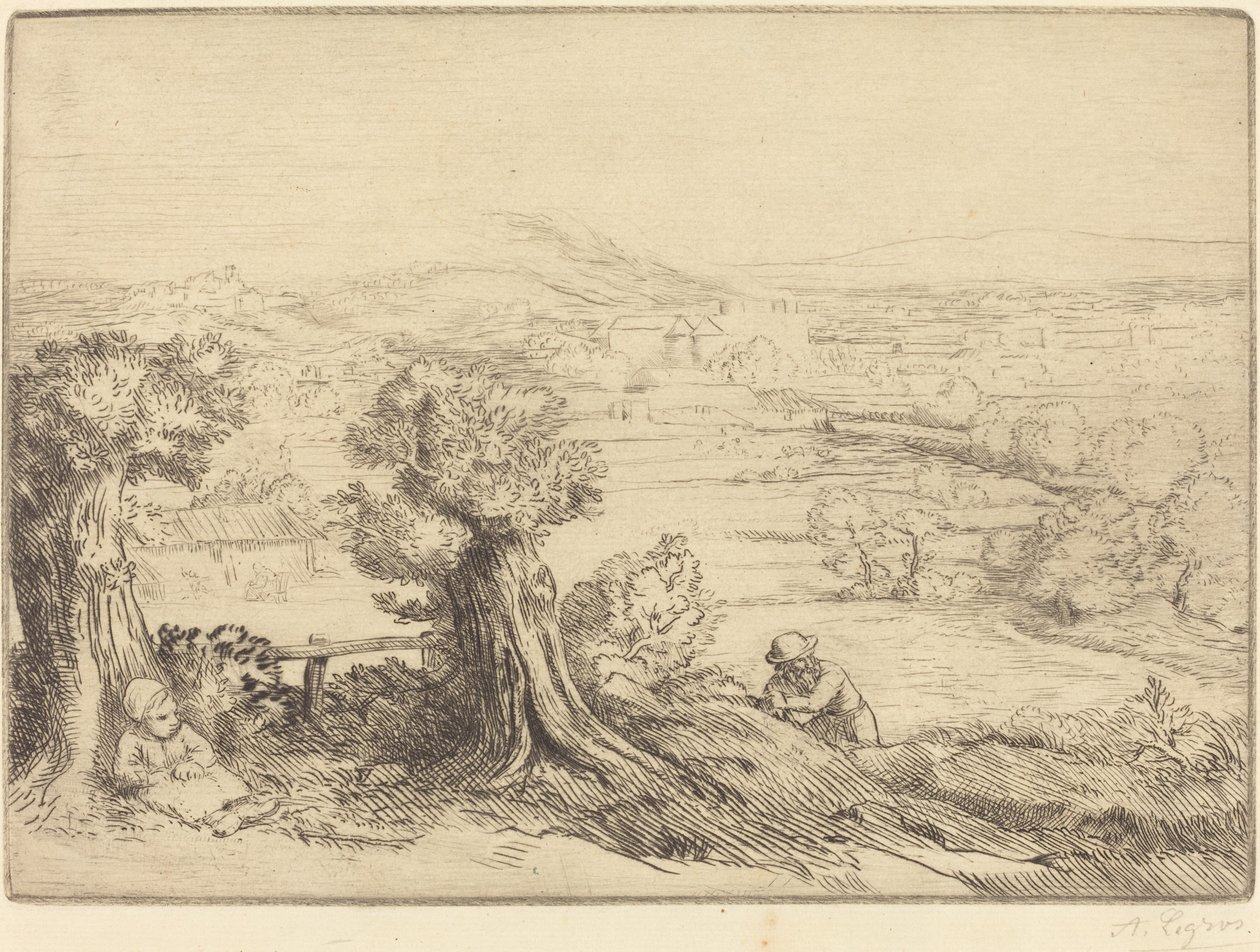 Remembrance of a Valley in Burgundy Remembrance of a Valley in Burgundy. af Alphonse Legros