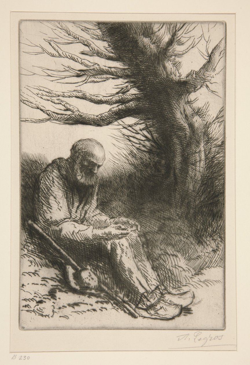 Den rejsendes hvile af Alphonse Legros