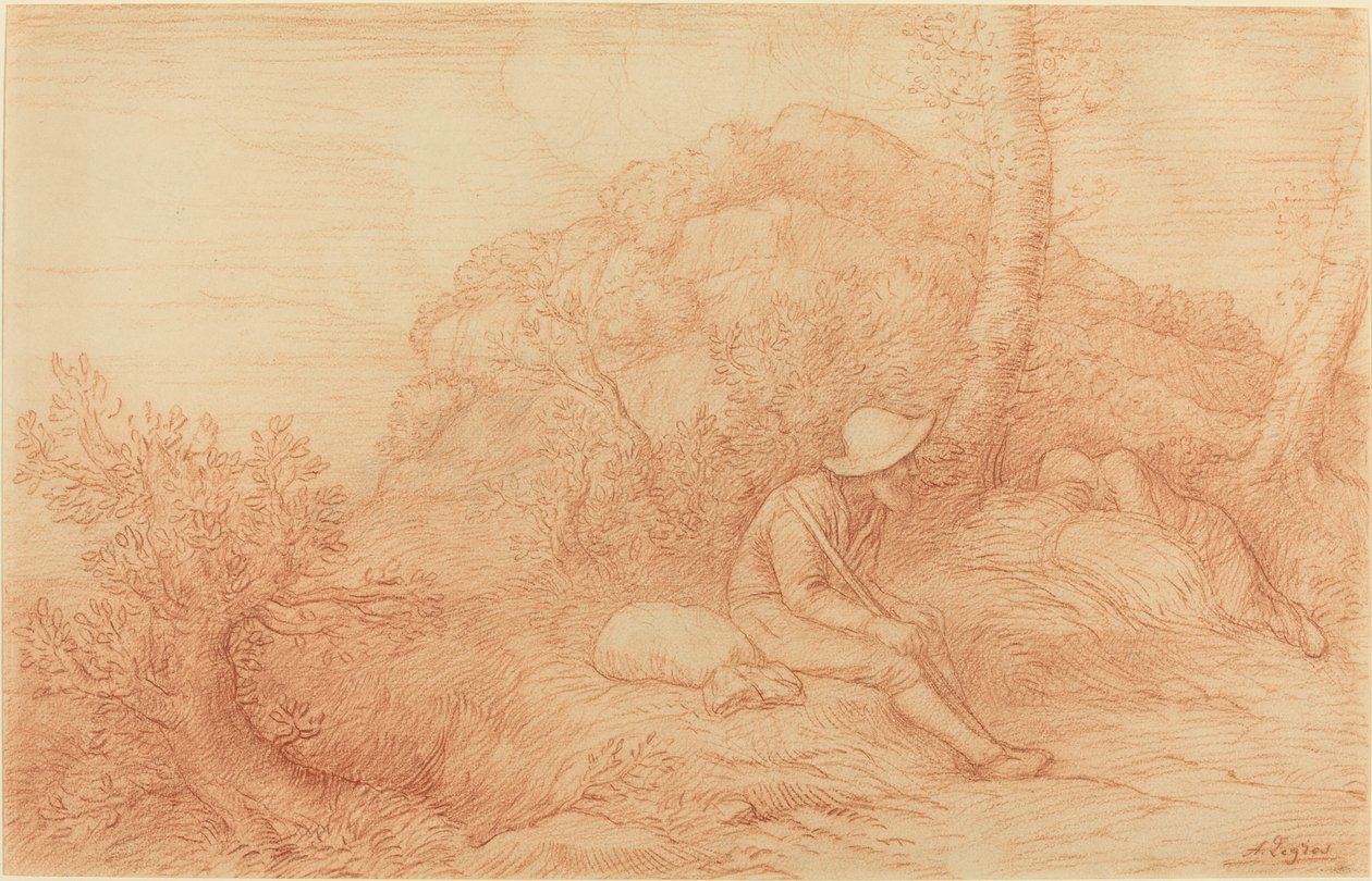 Hvile af Alphonse Legros