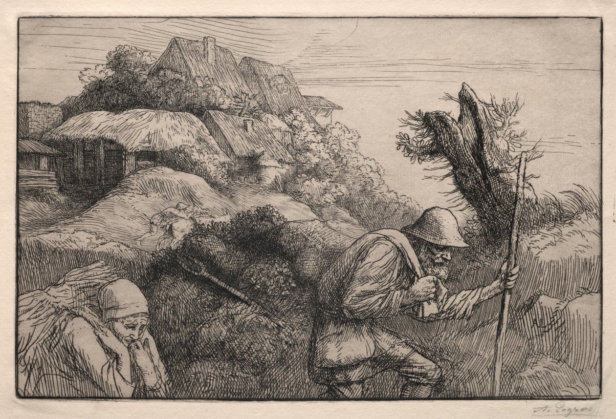 Vend tilbage fra skoven af Alphonse Legros