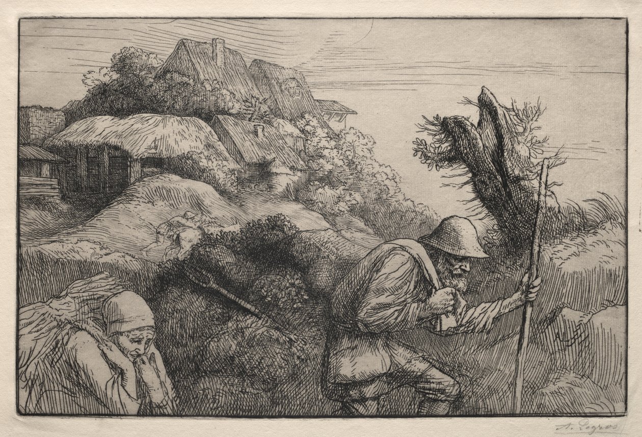 Vend tilbage fra skoven af Alphonse Legros