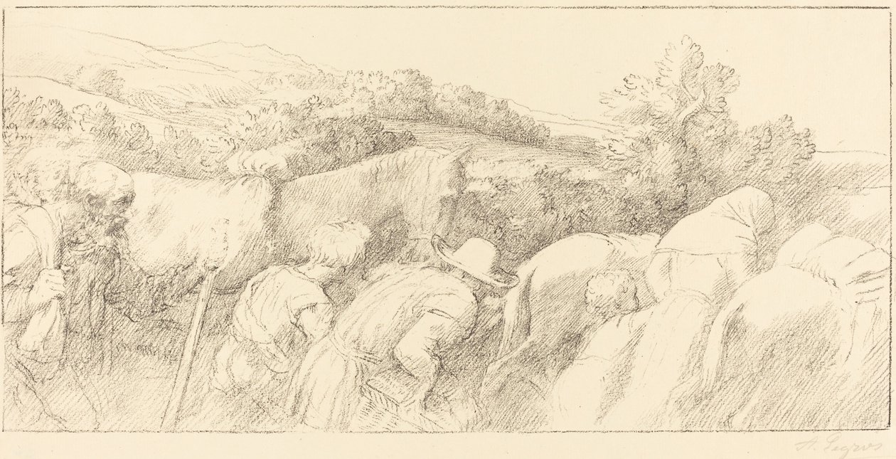Return of the Peasants Return of the Peasants. af Alphonse Legros