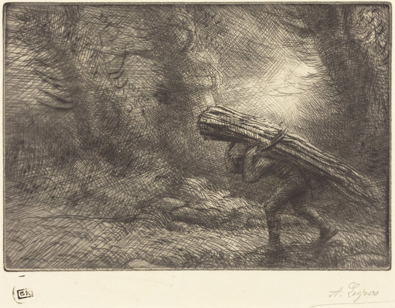 Tilbagevenden til hytten af Alphonse Legros