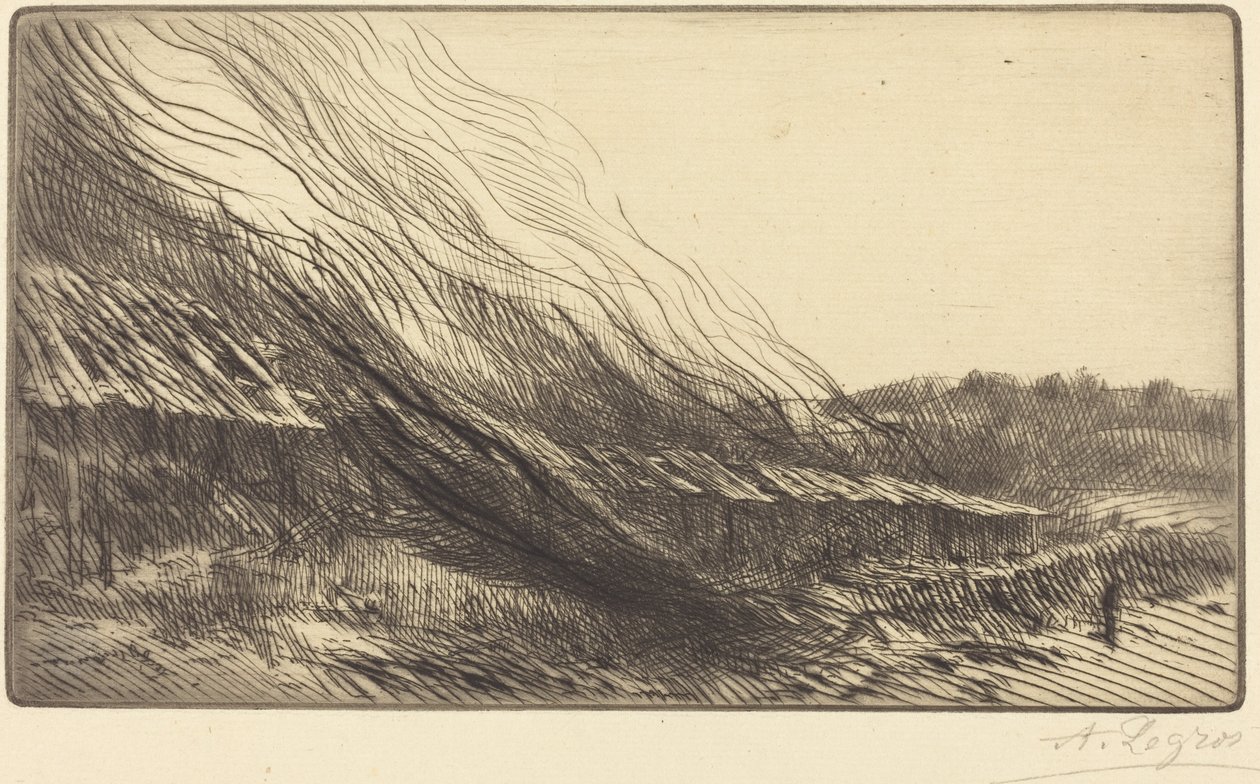 Rope-yards (Les Corderies) af Alphonse Legros