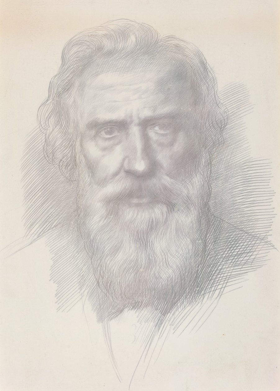 Selvportræt af Alphonse Legros