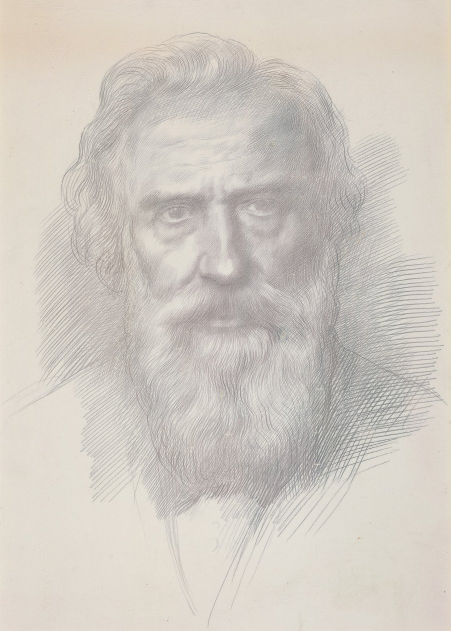 Selvportræt af Alphonse Legros