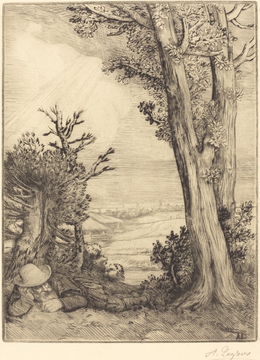 Siesta på landet Siesta på landet. af Alphonse Legros