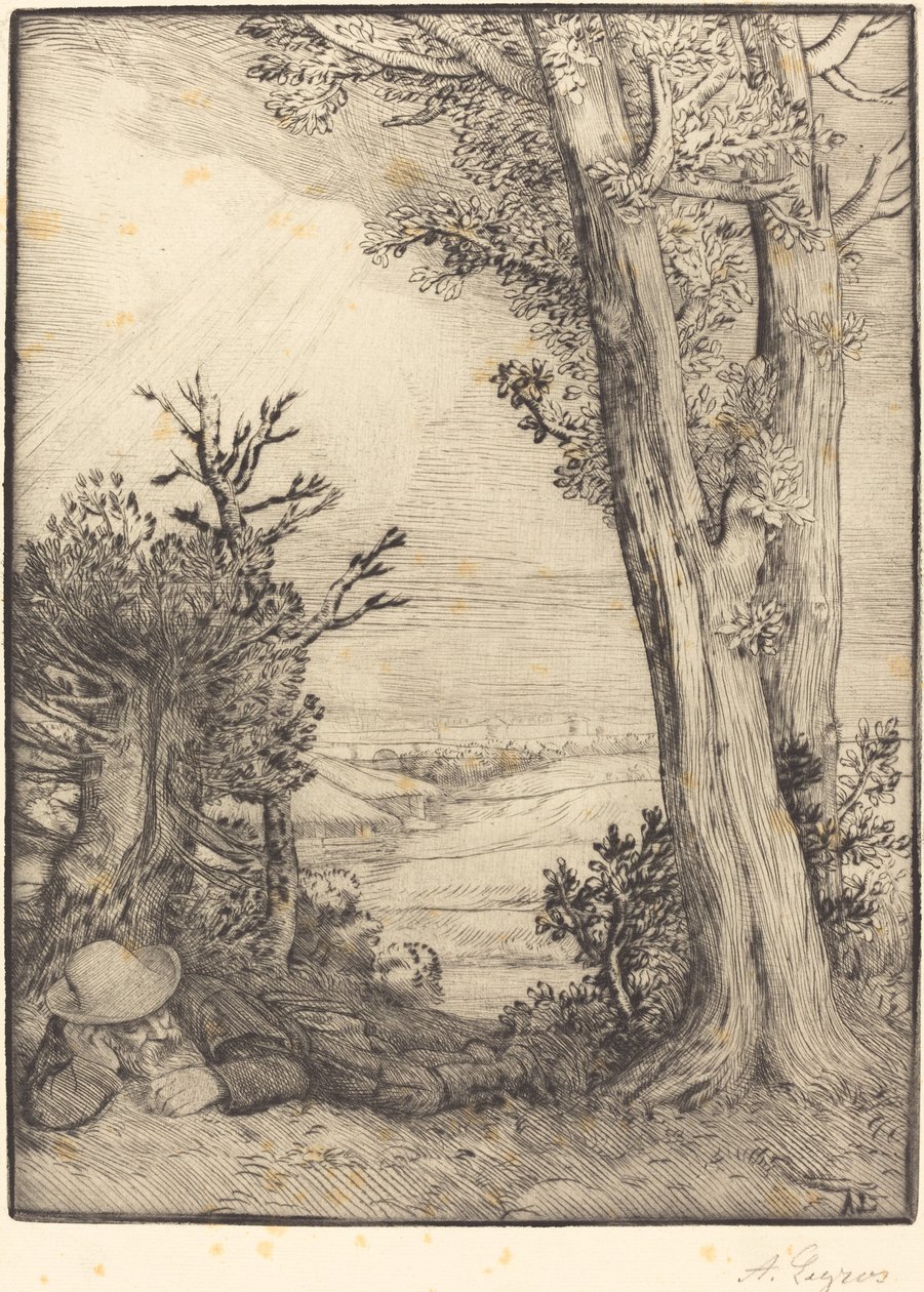 Siesta på landet Siesta på landet. af Alphonse Legros