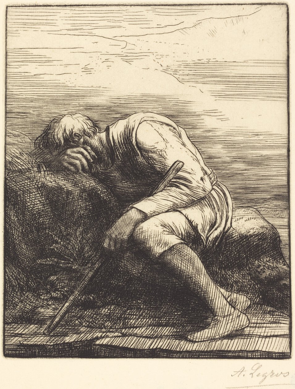 Søfareren Sinbad (Sinbad le marin) af Alphonse Legros