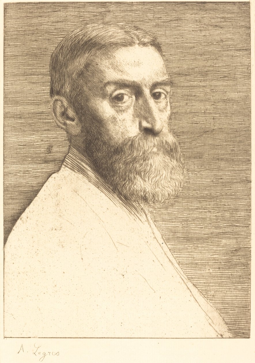 Sir Edward John Poynter, 1877. af Alphonse Legros