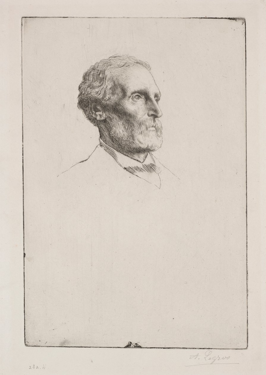 Sir Frederick W. Burton af Alphonse Legros