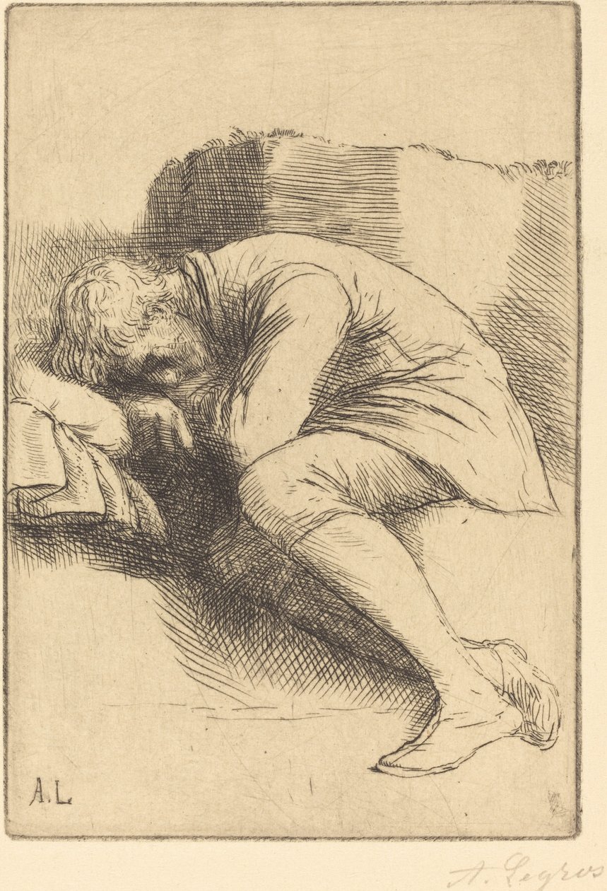 Sovende af Alphonse Legros