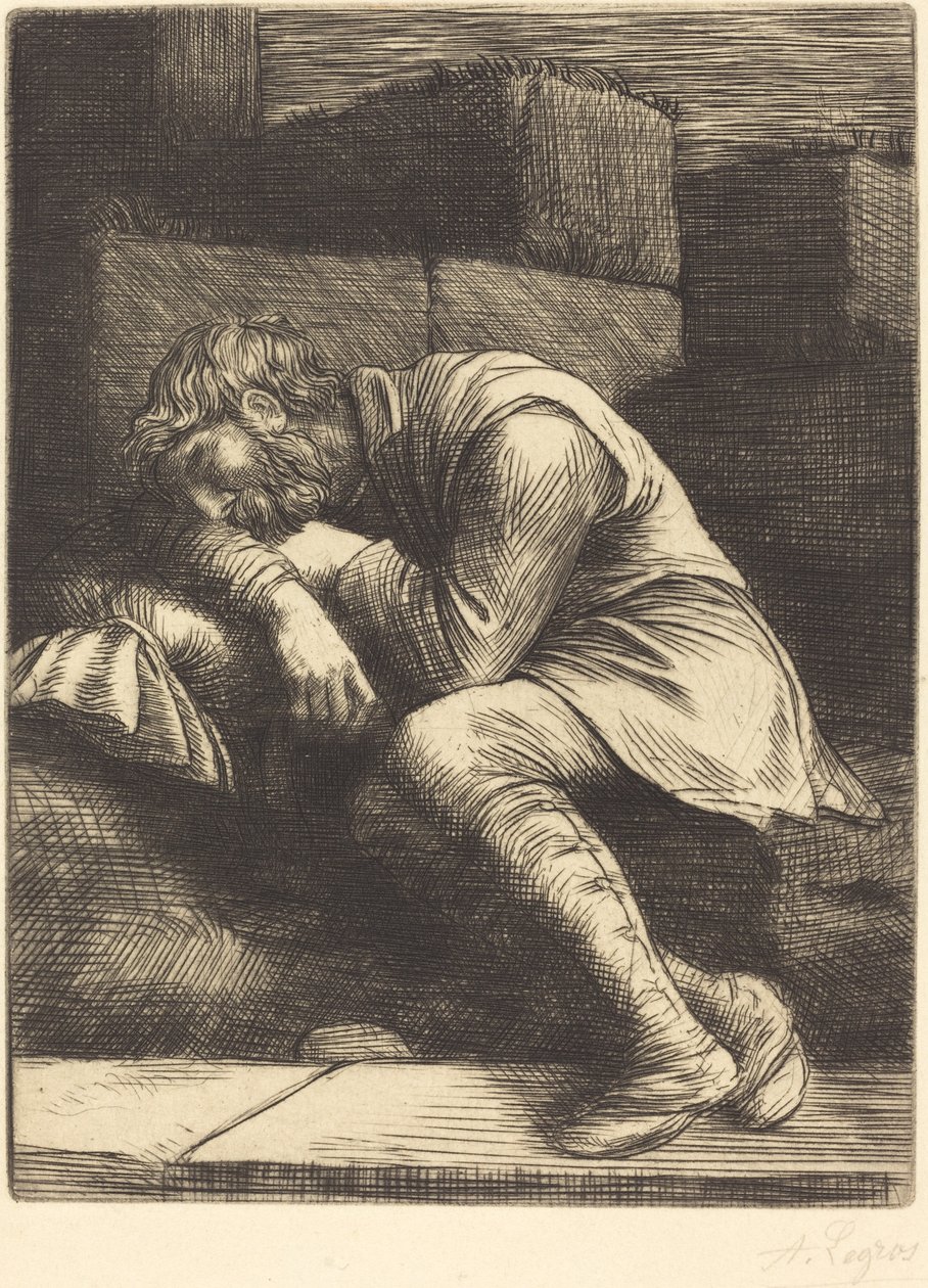 Sovende tigger Sovende tigger. af Alphonse Legros