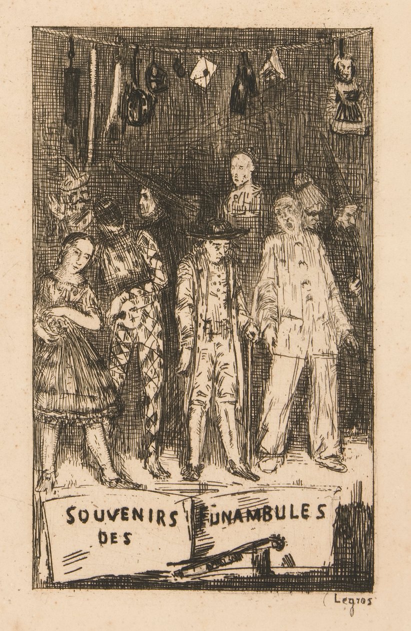 Funambulisternes minder af Alphonse Legros