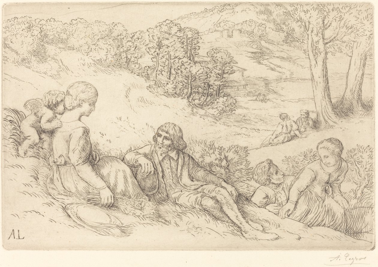 Forår af Alphonse Legros