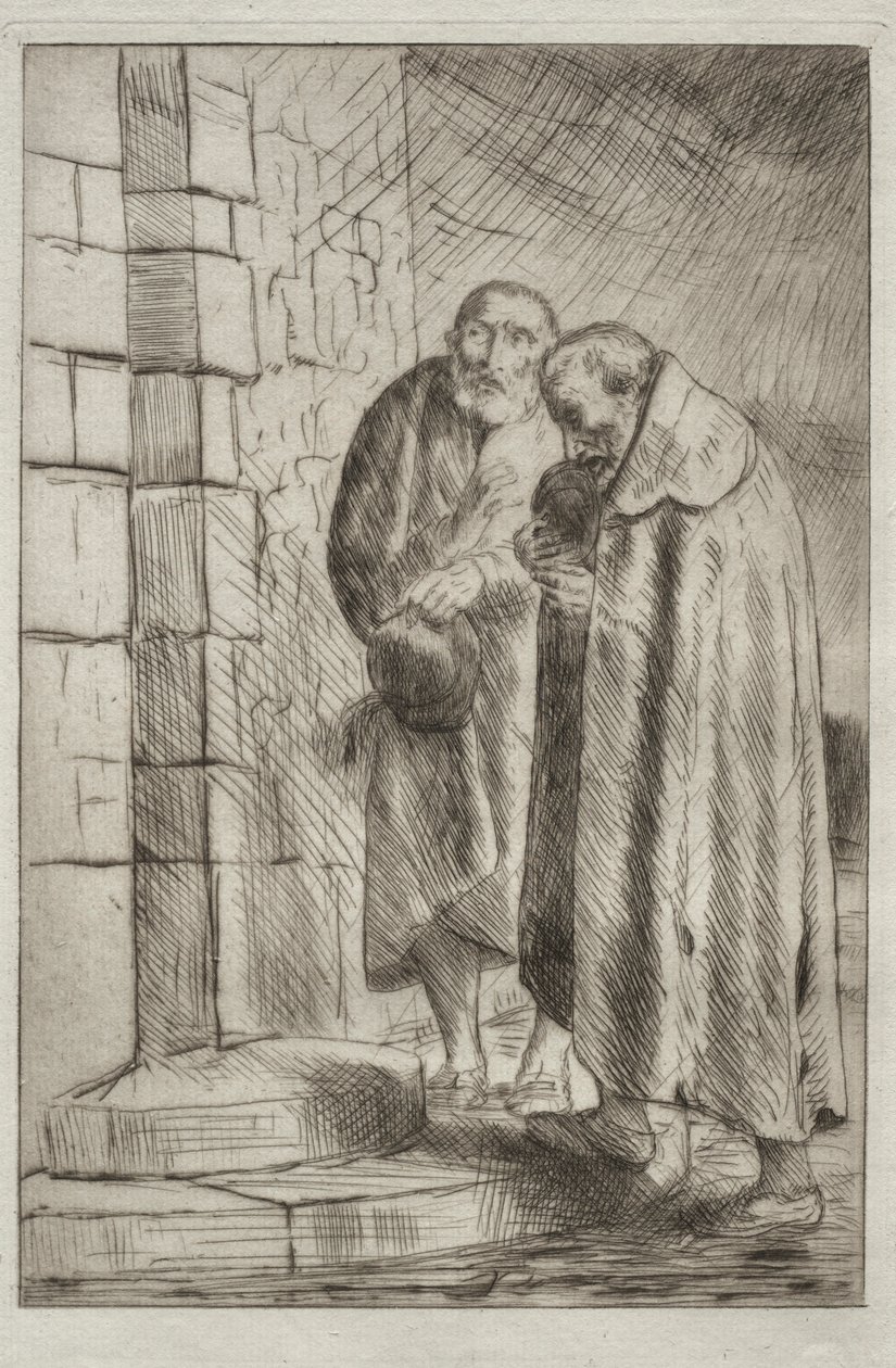 St. Pierre og St. Paul ved porten til hr. Richard. af Alphonse Legros