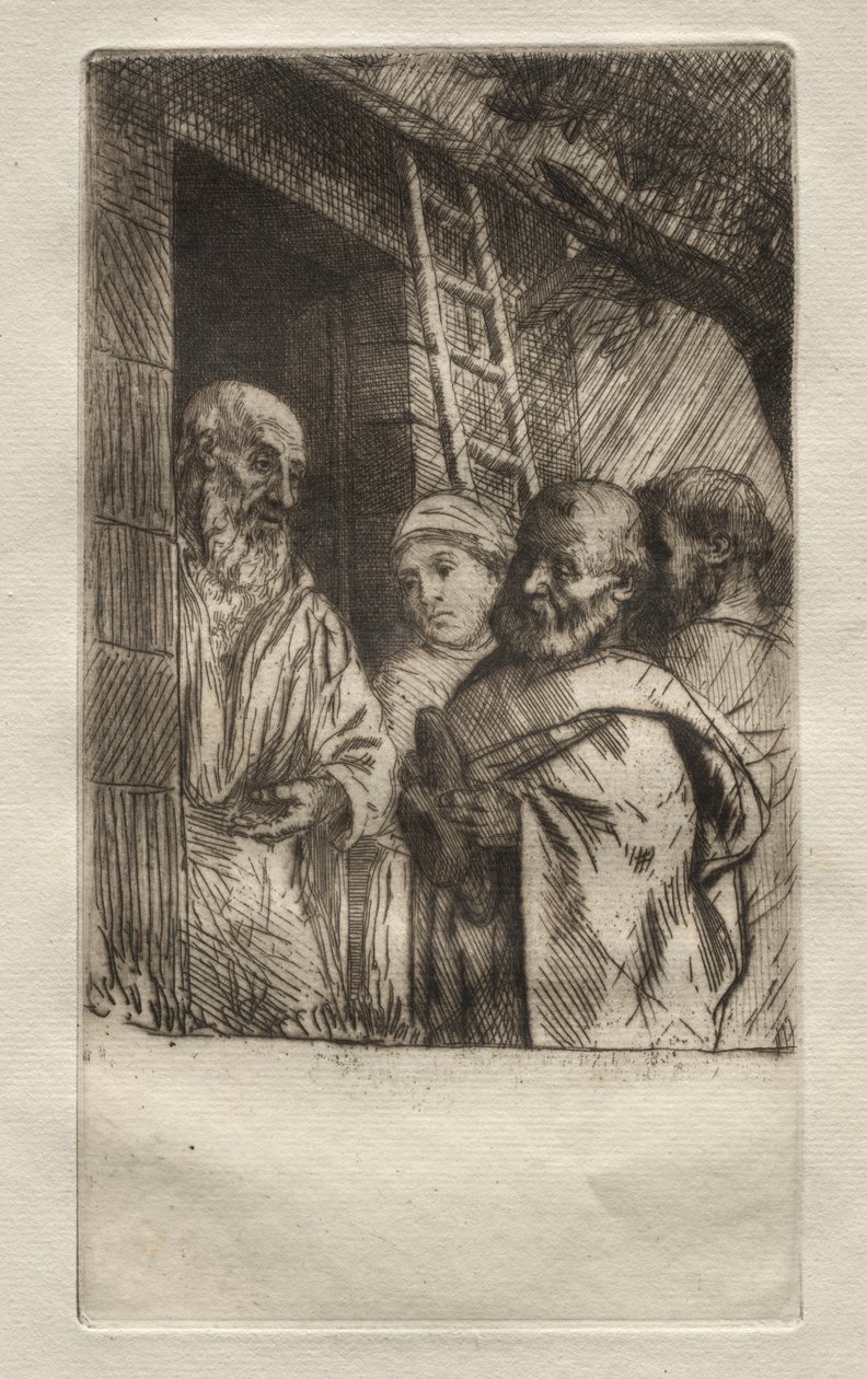 St. Peter og St. Paul ved porten til Bonhomme Misère af Alphonse Legros