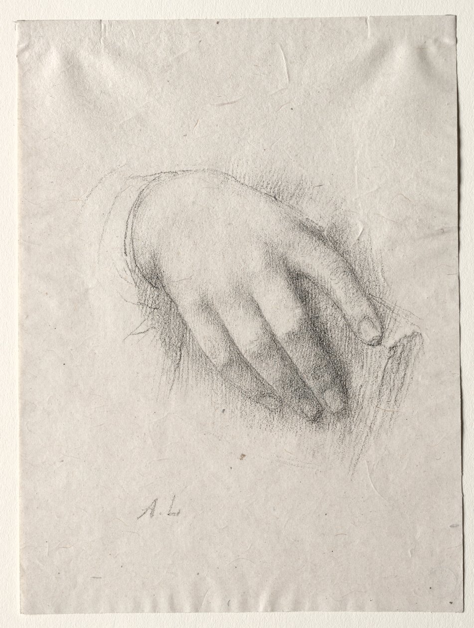 Studie af hænder af Alphonse Legros