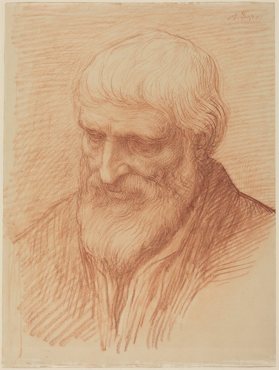 Studie af en filosof af Alphonse Legros