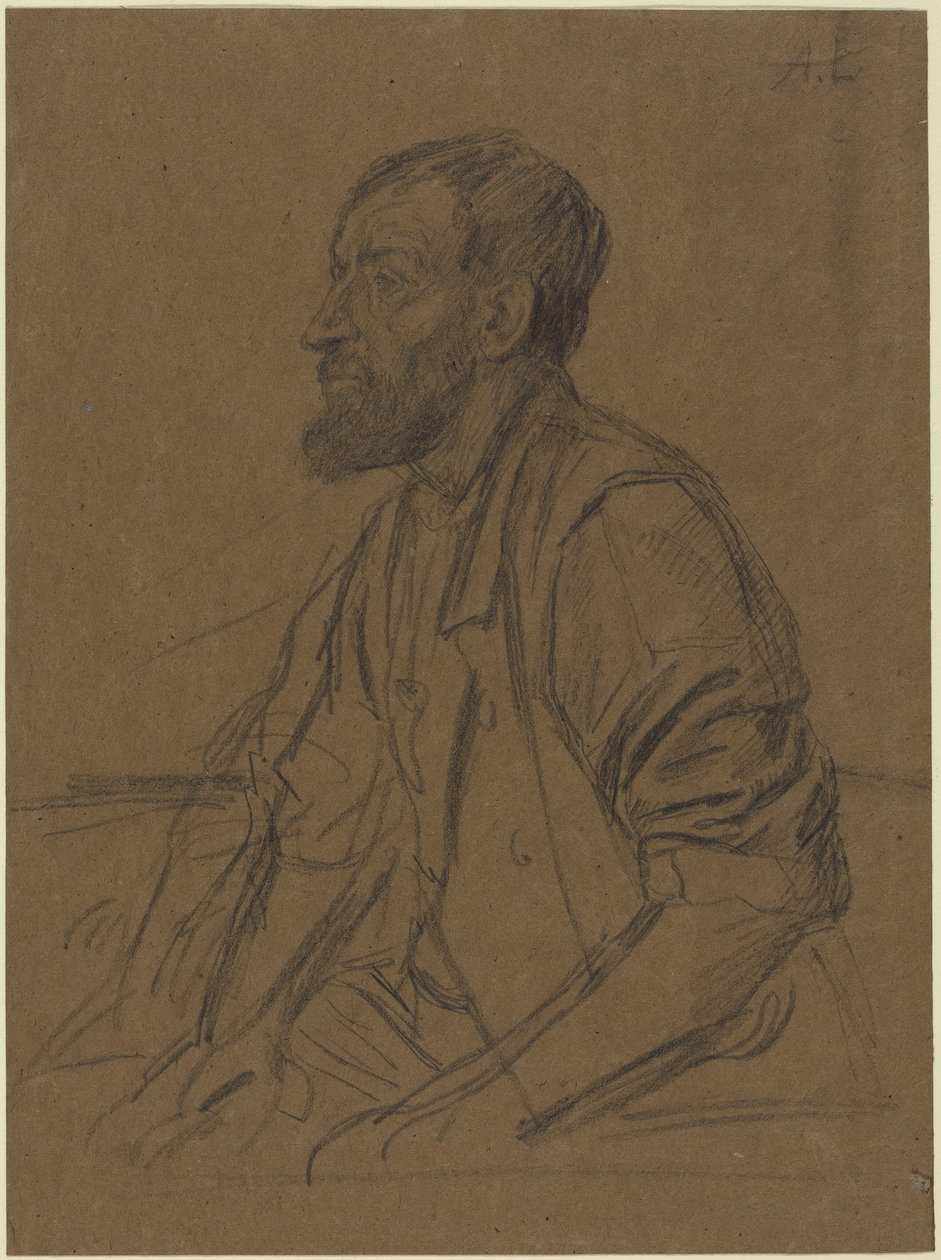 Studie af en arbejder af Alphonse Legros